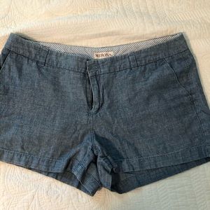 Merona chambray cotton shorts